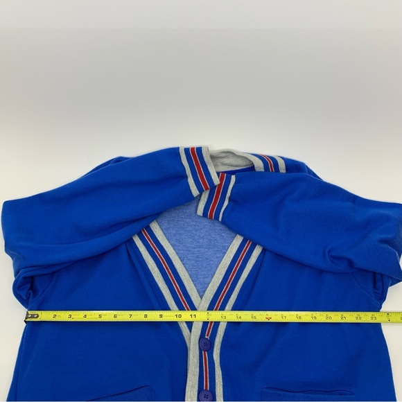 Rare Vintage Sports In Motion Varsity Style Grandpa Sweatshirt Cardigan Sweater - Picture 15 of 16